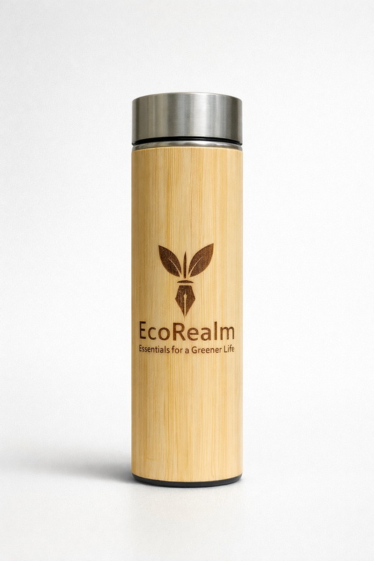 EcoRealm Bamboo Water Bottle