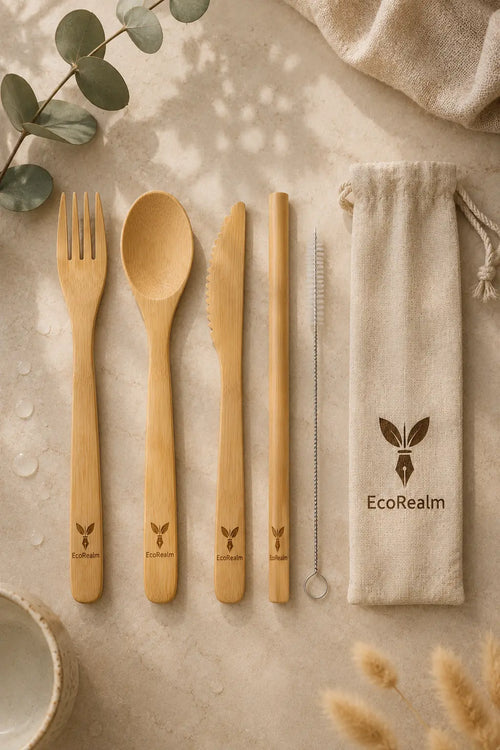 Ecorealm Bamboo Cutlery Set Ecorealm