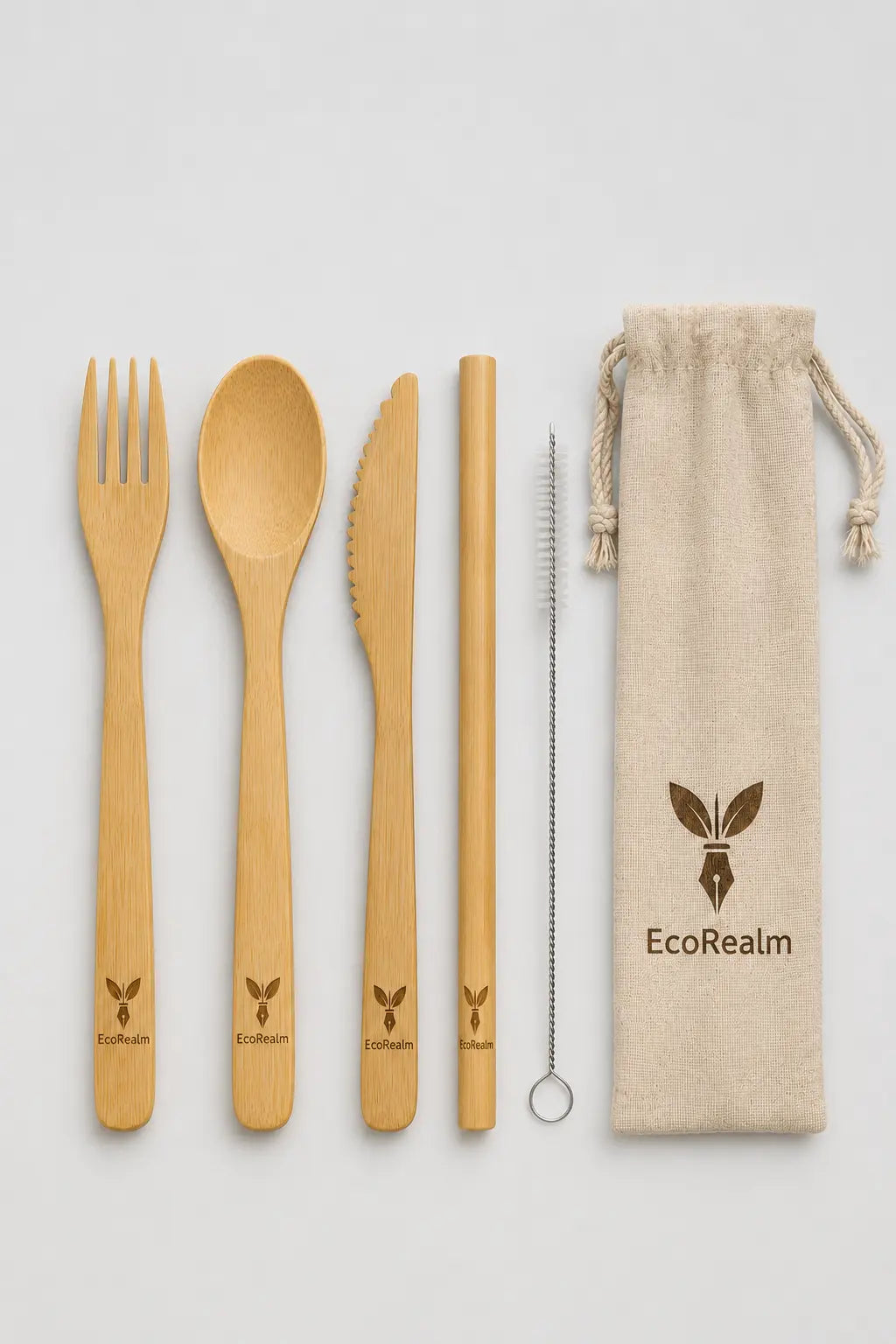 Ecorealm Bamboo Cutlery Set Ecorealm