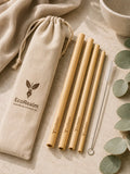 Ecorealm Bamboo Straw Set Ecorealm